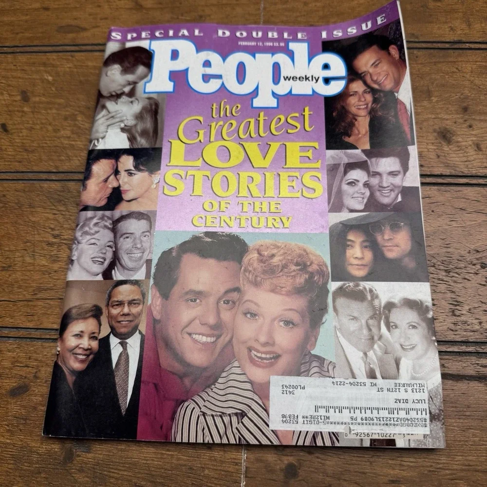 1996 February 12 PEOPLES WEEKLY The Greatest Love Stories of The Century (CP83)